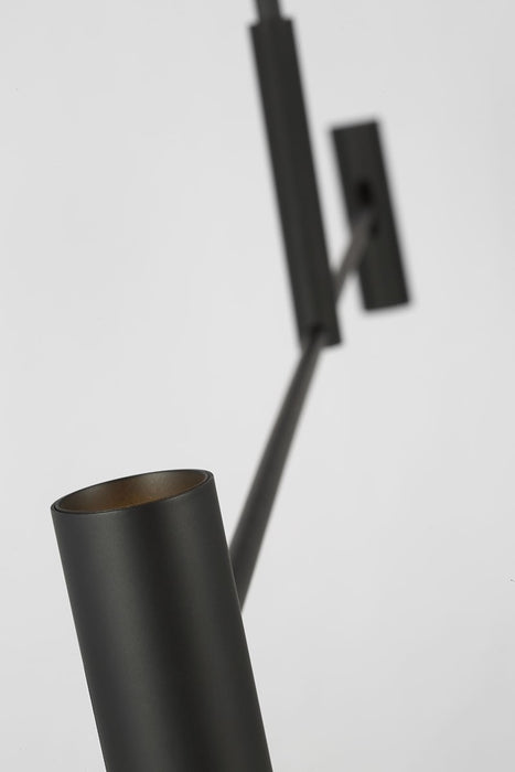 Visual Comfort Modern SLLS57130B LED Linear Chandelier, Nightshade Black