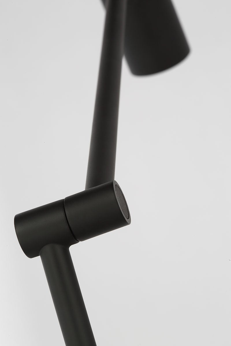 Visual Comfort Modern SLFL57230B LED Floor Lamp, Nightshade Black