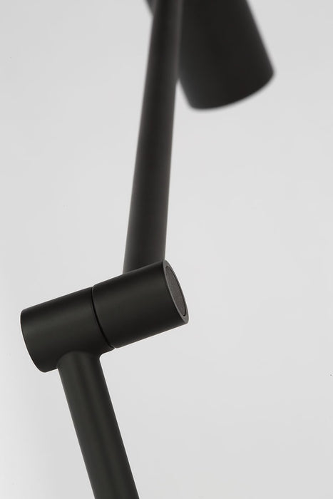 Visual Comfort Modern SLFL57230B LED Floor Lamp, Nightshade Black