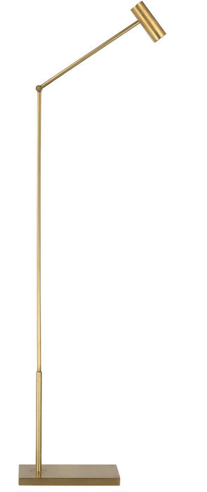 Visual Comfort Modern SLFL57230HAB LED Floor Lamp, Hand Rubbed Antique Brass