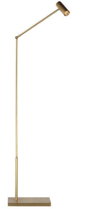 Visual Comfort Modern SLFL57230HAB LED Floor Lamp, Hand Rubbed Antique Brass