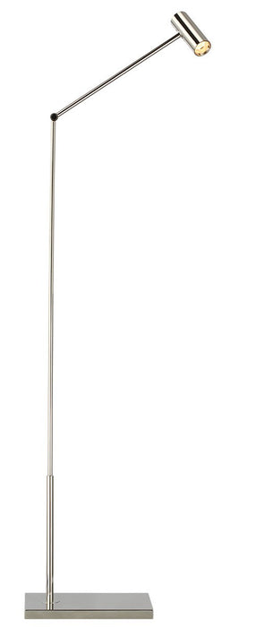 Visual Comfort Modern SLFL57230N LED Floor Lamp, Polished Nickel