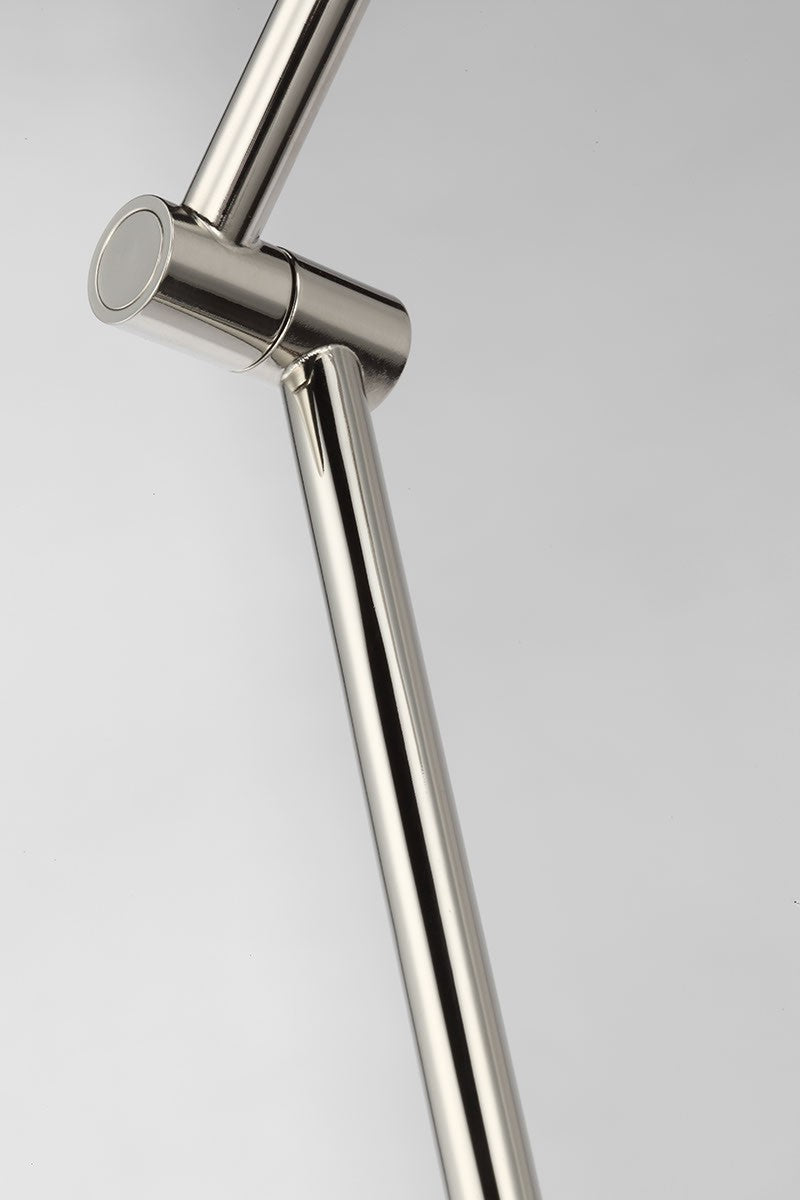 Visual Comfort Modern SLFL57230N LED Floor Lamp, Polished Nickel