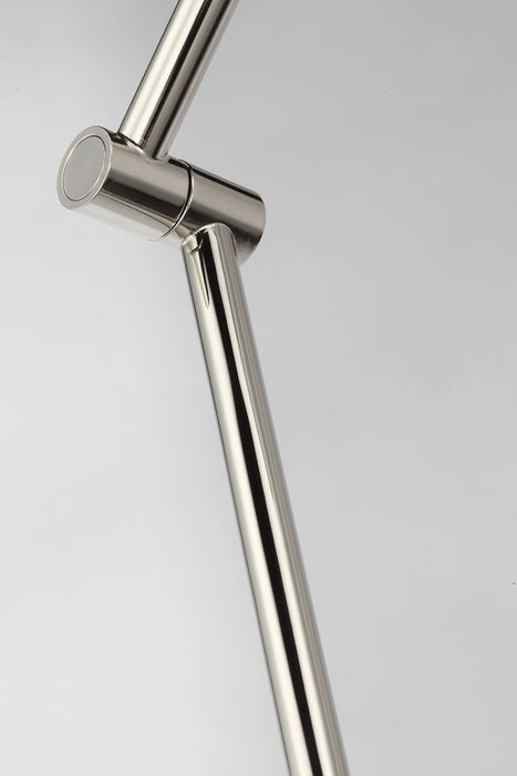 Visual Comfort Modern SLFL57230N LED Floor Lamp, Polished Nickel