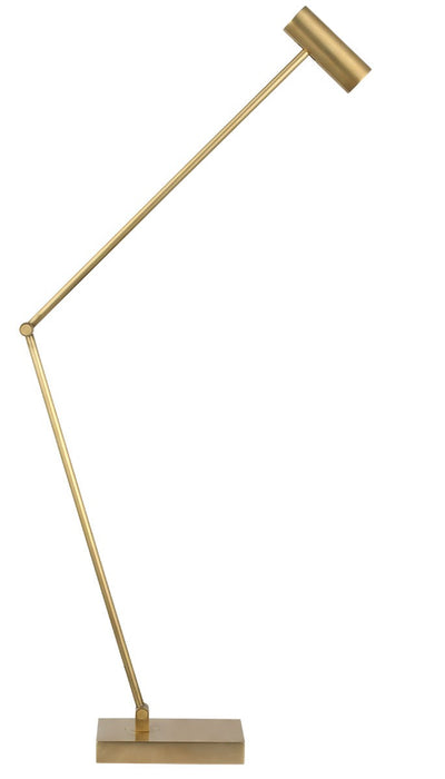 Visual Comfort Modern SLTB57330HAB LED Table Lamp, Hand Rubbed Antique Brass