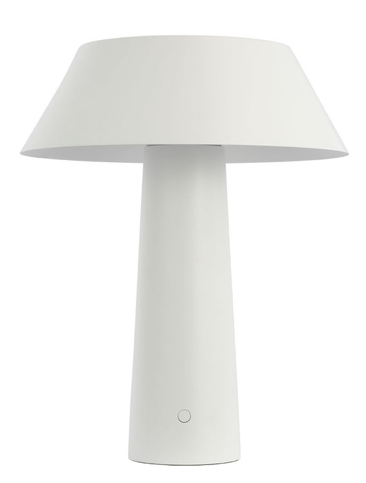 Visual Comfort Modern SLTB56927W LED Table Lamp, Matte White