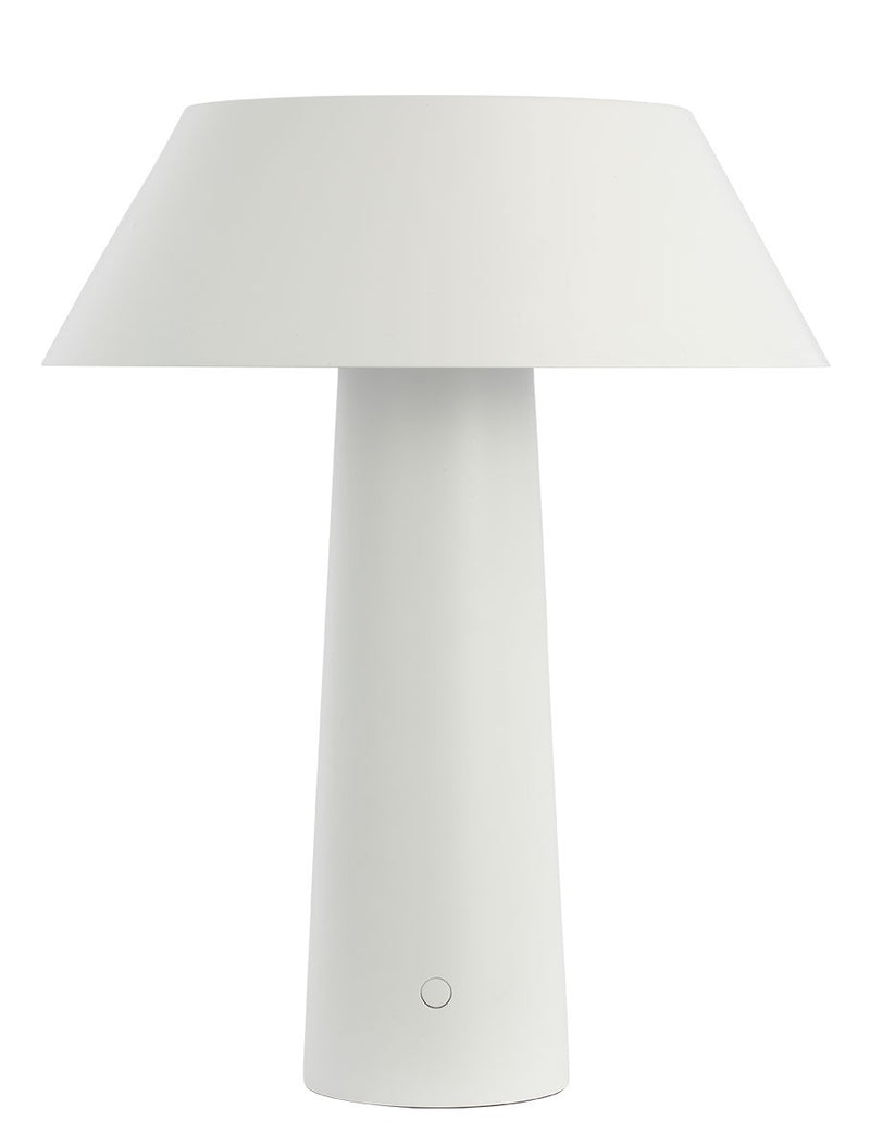Visual Comfort Modern SLTB56927W LED Table Lamp, Matte White