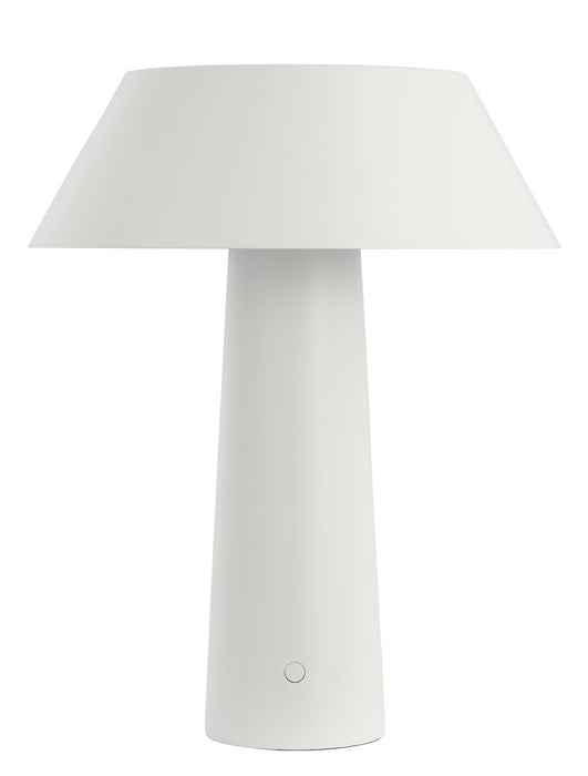 Visual Comfort Modern SLTB56927W LED Table Lamp, Matte White