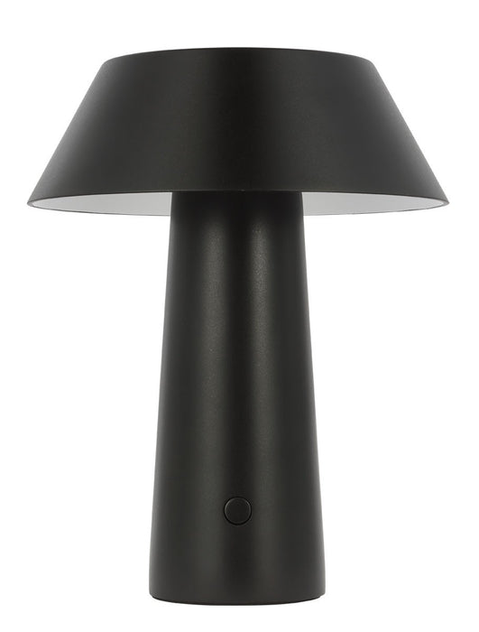 Visual Comfort Modern SLTB25727B LED Table Lamp, Black