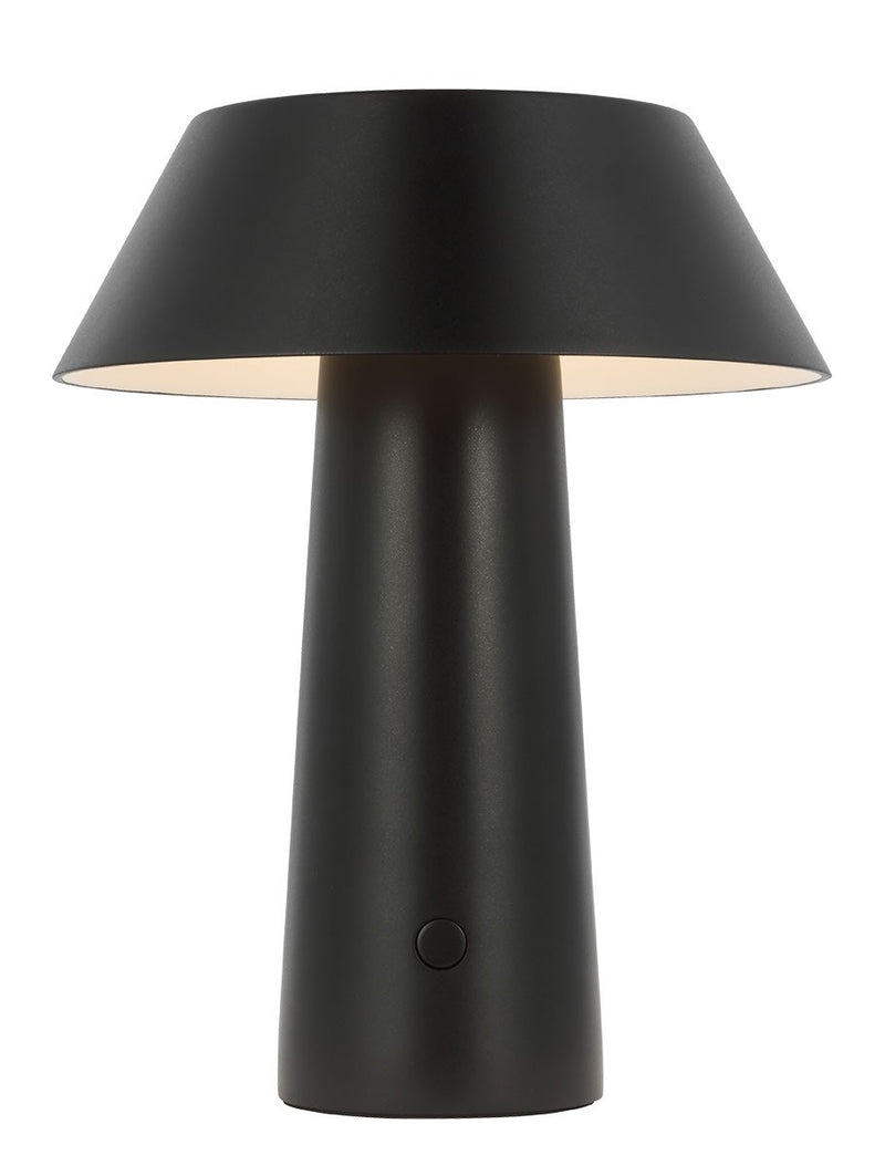 Visual Comfort Modern SLTB25727B LED Table Lamp, Black
