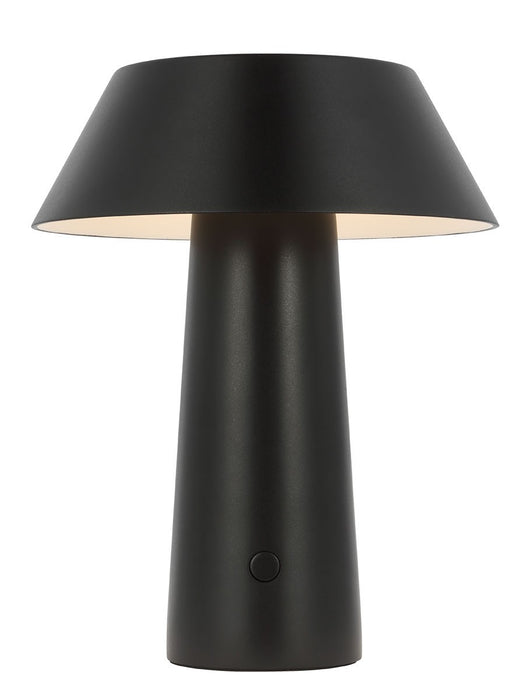 Visual Comfort Modern SLTB25727B LED Table Lamp, Black