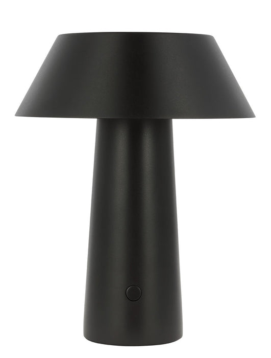 Visual Comfort Modern SLTB25727B LED Table Lamp, Black
