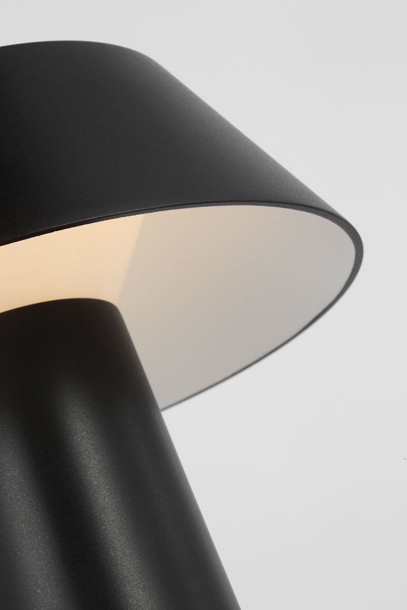 Visual Comfort Modern SLTB25727B LED Table Lamp, Black