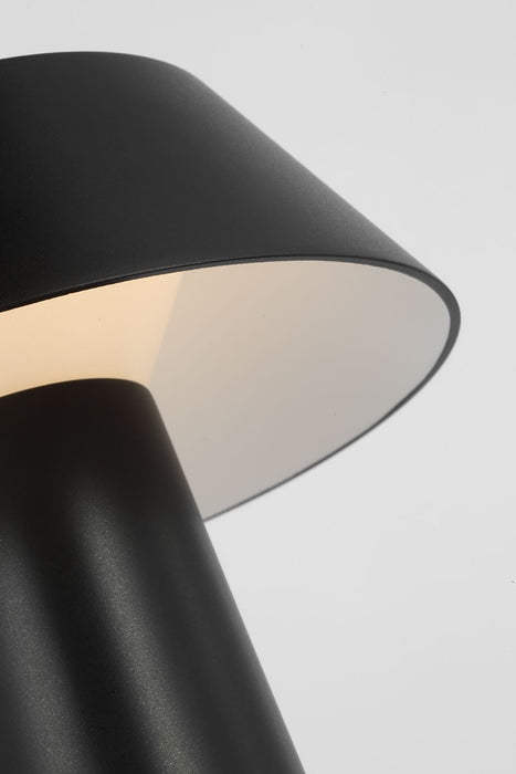 Visual Comfort Modern SLTB25727B LED Table Lamp, Black