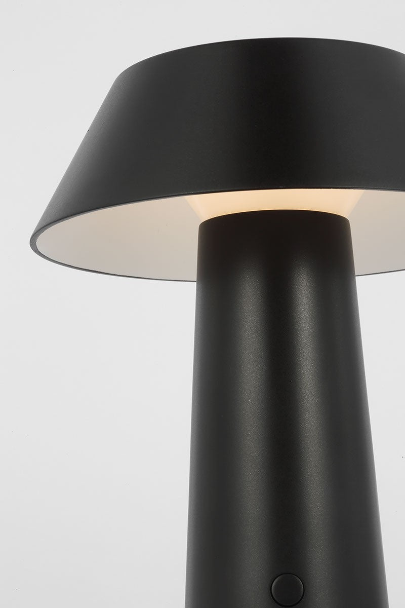 Visual Comfort Modern SLTB25727B LED Table Lamp, Black