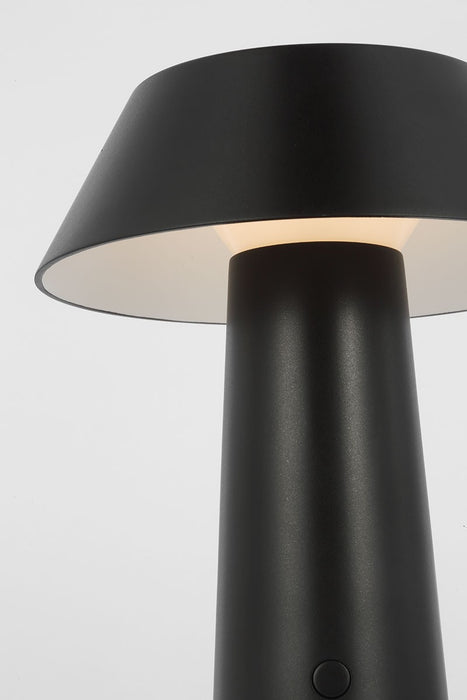 Visual Comfort Modern SLTB25727B LED Table Lamp, Black