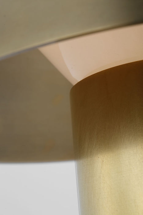 Visual Comfort Modern SLTB25727HAB LED Table Lamp, Hand Rubbed Antique Brass