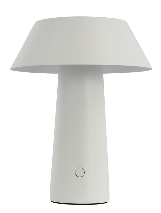 Visual Comfort Modern SLTB25727W LED Table Lamp, Matte White