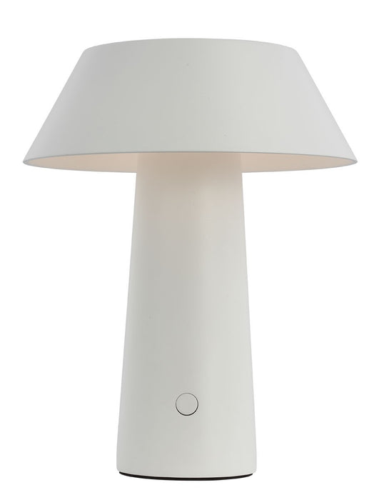 Visual Comfort Modern SLTB25727W LED Table Lamp, Matte White