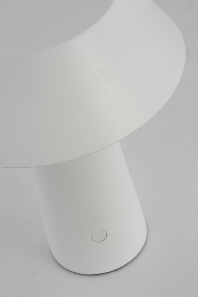Visual Comfort Modern SLTB25727W LED Table Lamp, Matte White
