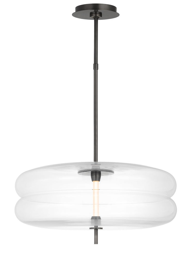 Visual Comfort Modern SLPD31027CBZ LED Pendant, Bronze