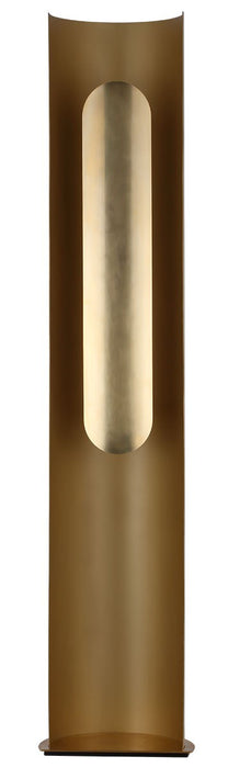 Visual Comfort Modern PBFL50427HAB LED Floor Lamp, Hand Rubbed Antique Brass