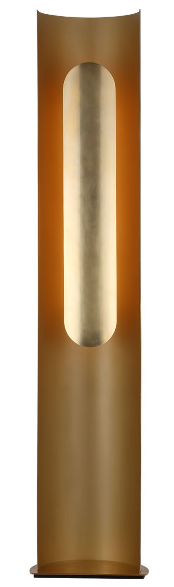 Visual Comfort Modern PBFL50427HAB LED Floor Lamp, Hand Rubbed Antique Brass