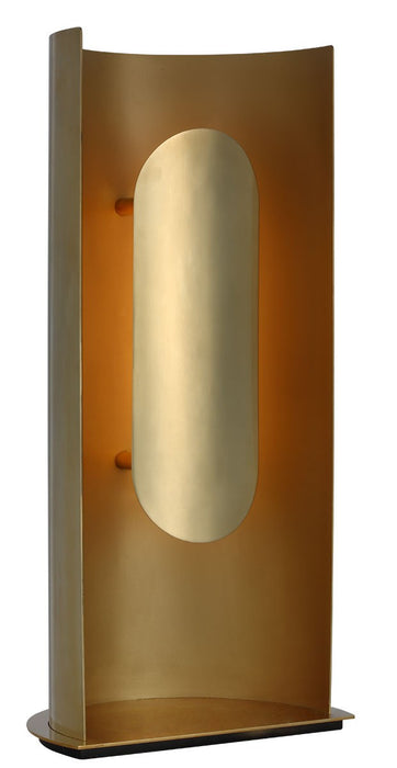 Visual Comfort Modern PBTB50327HAB LED Table Lamp, Hand Rubbed Antique Brass