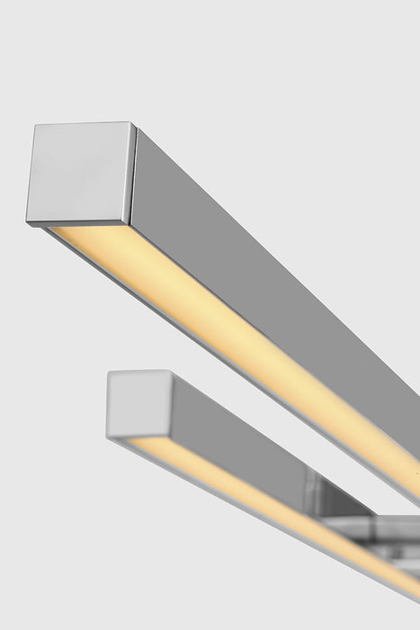 Visual Comfort Modern 700LSSTG260PSS-LED927 LED Linear Suspension, Polished Stainless Steel