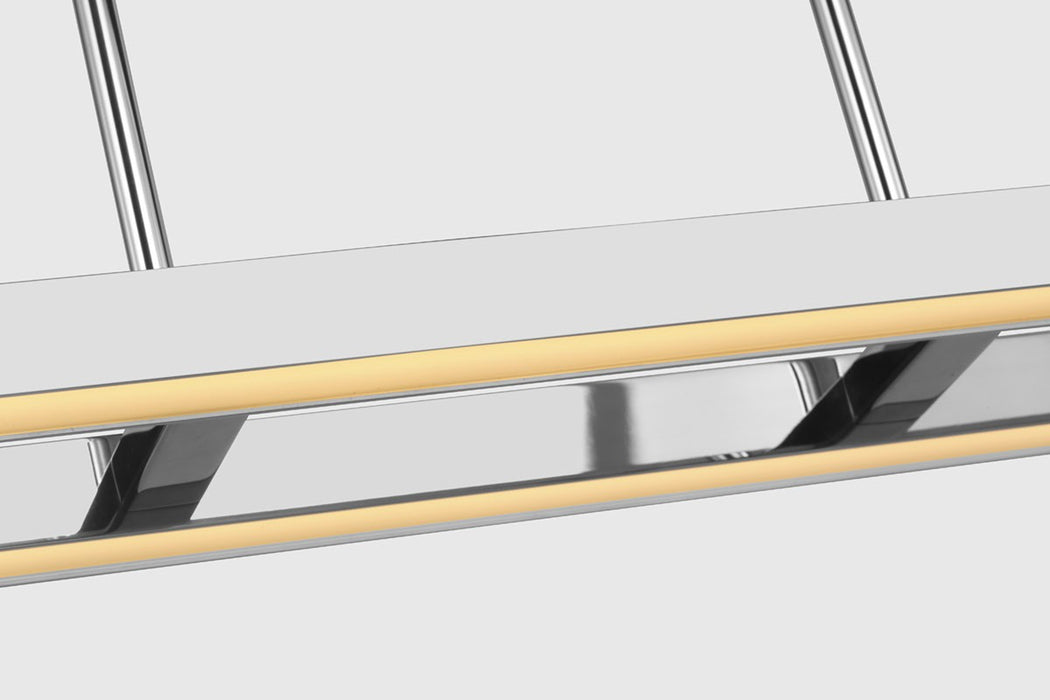 Visual Comfort Modern 700LSSTG260PSS-LED927 LED Linear Suspension, Polished Stainless Steel