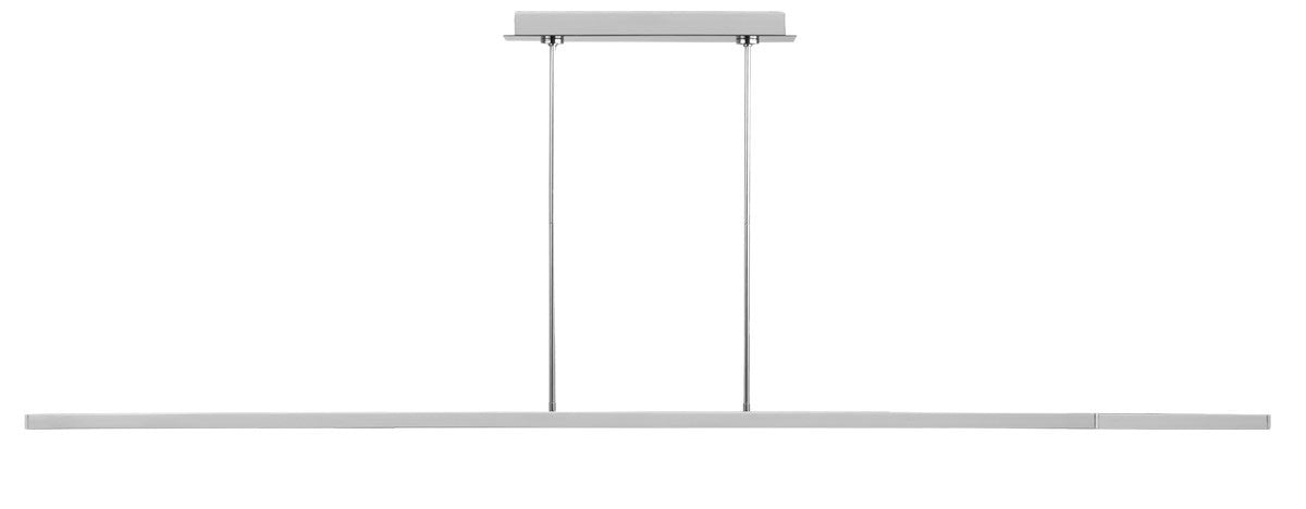 Visual Comfort Modern 700LSSTG284PSS-LED927 LED Linear Suspension, Polished Stainless Steel