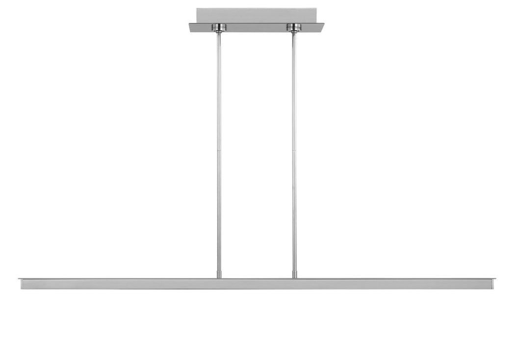 Visual Comfort Modern 700LSSTG48PSS-LED927 LED Linear Suspension, Polished Stainless Steel