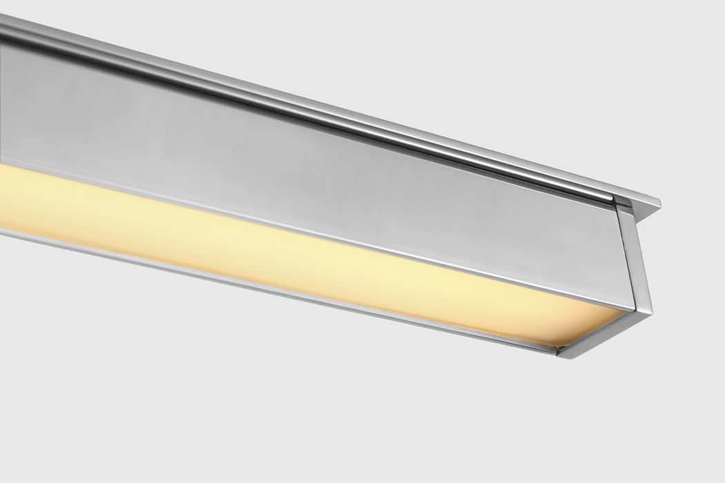 Visual Comfort Modern 700LSSTG48PSS-LED927 LED Linear Suspension, Polished Stainless Steel
