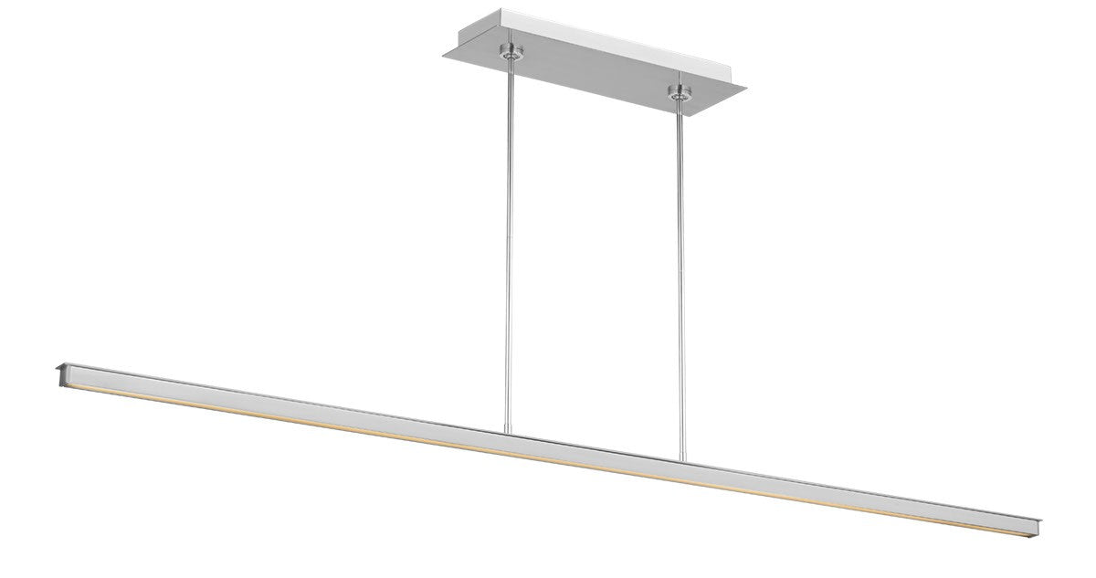 Visual Comfort Modern 700LSSTG72PSS-LED927 LED Linear Suspension, Polished Stainless Steel