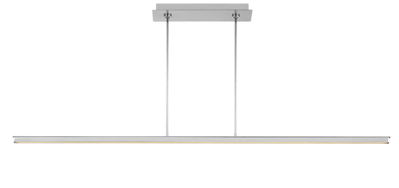 Visual Comfort Modern 700LSSTG72PSS-LED927 LED Linear Suspension, Polished Stainless Steel