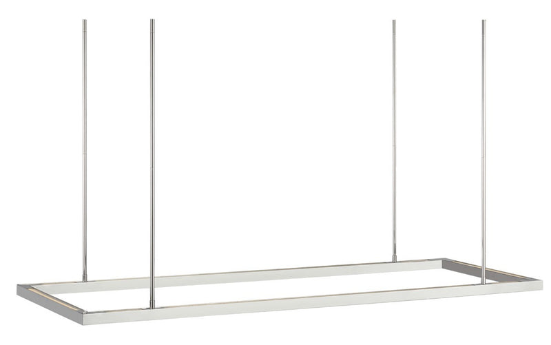Visual Comfort Modern 700LSSTG50PSS-LED927 LED Linear Suspension, Polished Stainless Steel