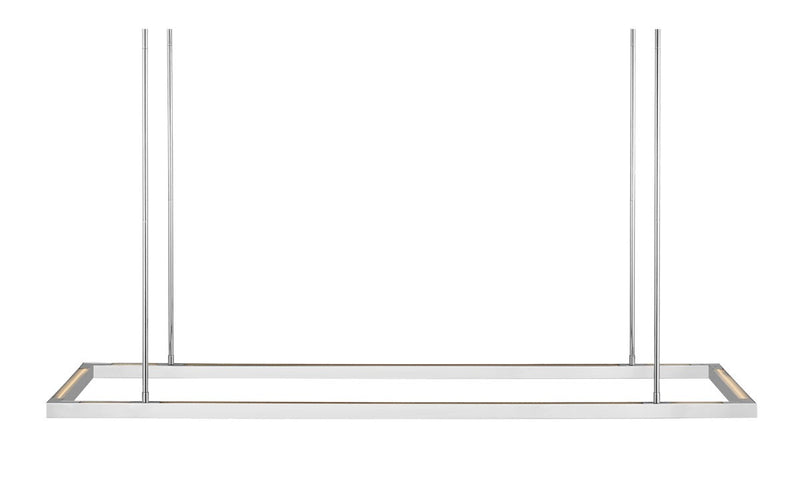 Visual Comfort Modern 700LSSTG50PSS-LED927 LED Linear Suspension, Polished Stainless Steel