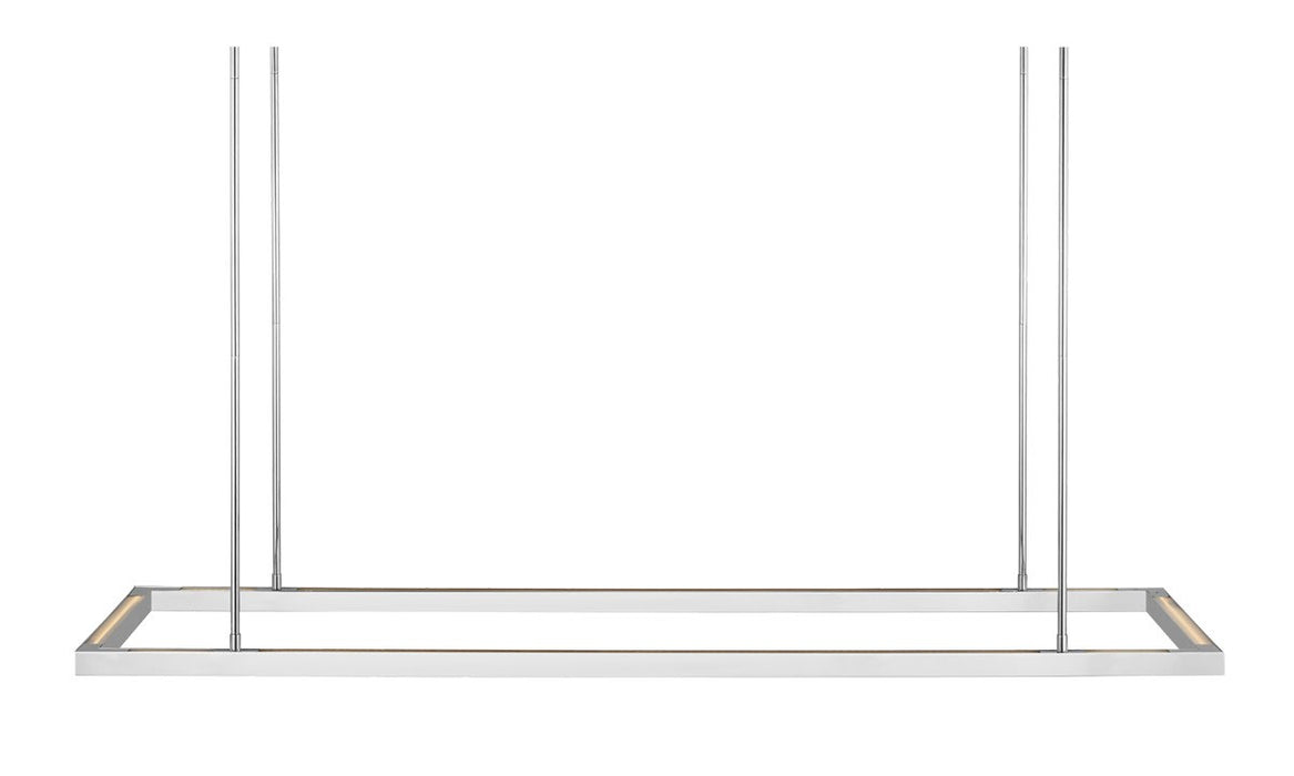 Visual Comfort Modern 700LSSTG50PSS-LED927 LED Linear Suspension, Polished Stainless Steel