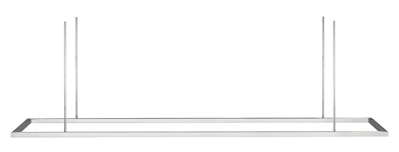Visual Comfort Modern 700LSSTG84PSS-LED927-277 LED Linear Suspension, Polished Stainless Steel
