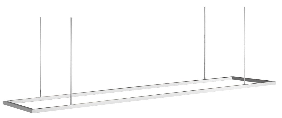 Visual Comfort Modern 700LSSTG84PSS-LED927-277 LED Linear Suspension, Polished Stainless Steel