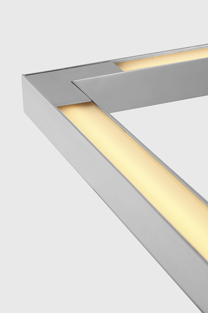 Visual Comfort Modern 700LSSTG84PSS-LED927-277 LED Linear Suspension, Polished Stainless Steel