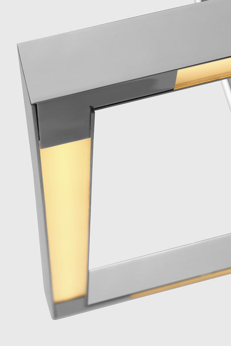 Visual Comfort Modern MDLS18627PSS LED Linear Suspension, Polished Stainless Steel