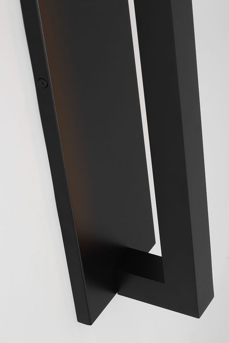 Visual Comfort Modern MDOWS526M27OB LED Wall Mount, Outdoor Black