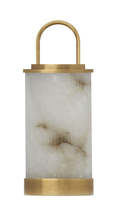 Visual Comfort Modern SLTB52927ALBHAB LED Table Lamp, Hand Rubbed Antique Brass