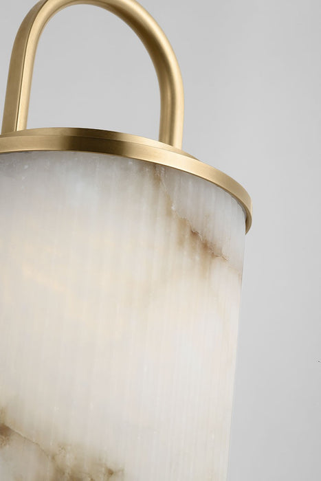 Visual Comfort Modern SLTB52927ALBHAB LED Table Lamp, Hand Rubbed Antique Brass