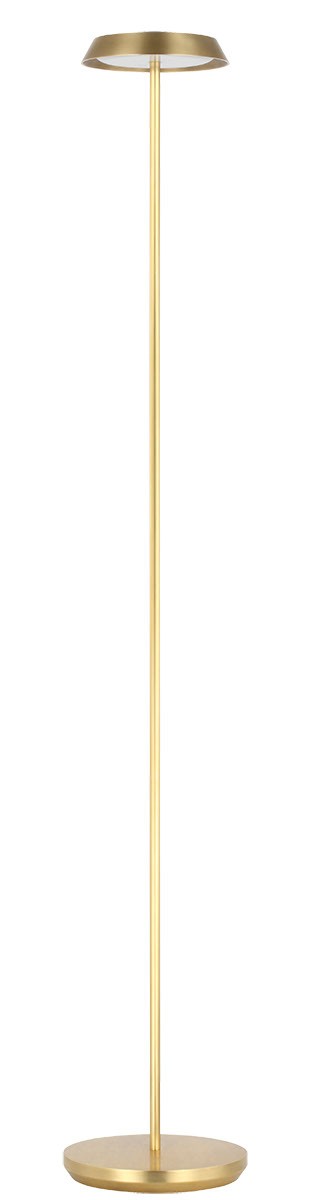 Visual Comfort Modern SLFL53627HAB LED Floor Lamp, Hand Rubbed Antique Brass