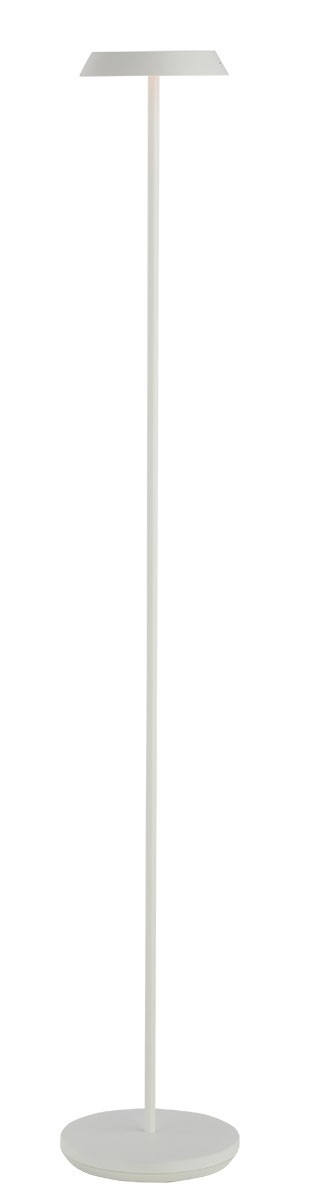 Visual Comfort Modern SLFL53627W LED Floor Lamp, Matte White