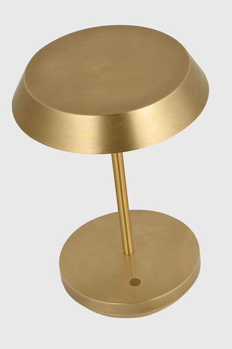 Visual Comfort Modern SLTB53227HAB LED Table Lamp, Hand Rubbed Antique Brass