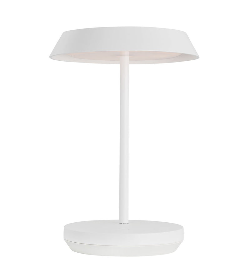Visual Comfort Modern SLTB53227W LED Table Lamp, Matte White