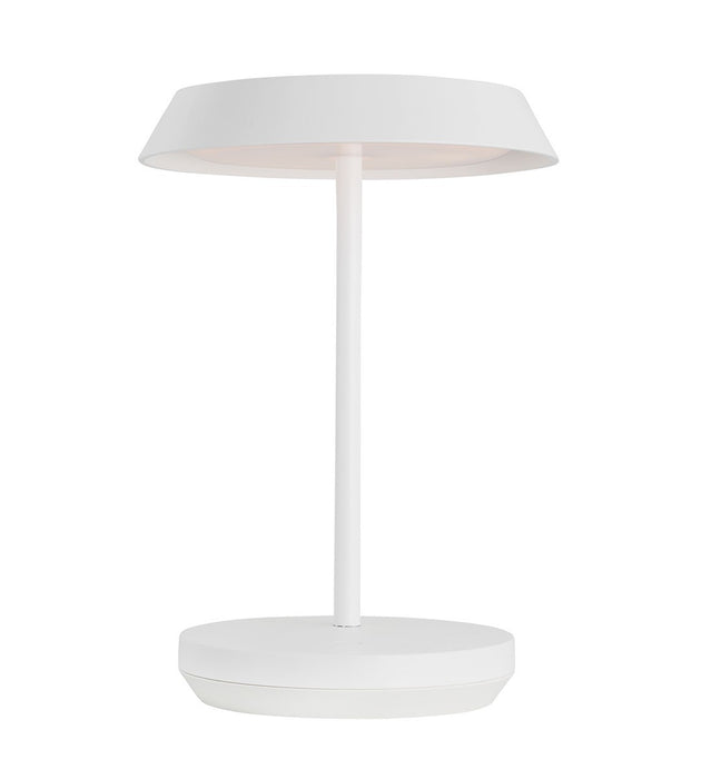 Visual Comfort Modern SLTB53227W LED Table Lamp, Matte White
